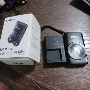 【Near Mint】 Canon Powershot IXY 650 / ELPH 360 20.2MP Point   Black　f/Japan - Picture 1 of 10