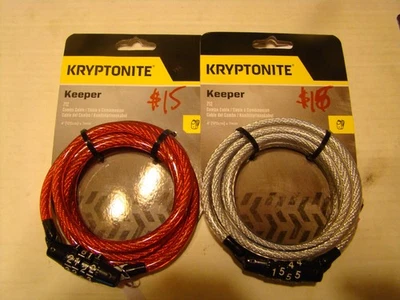 2 KRYPTONITE KEEPER CABLE LOCKS - Image 1 of 3