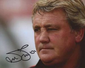 WEST BROM* STEVE BRUCE SIGNED 10x8 PORTRAIT PHOTO+COA  - Picture 1 of 1