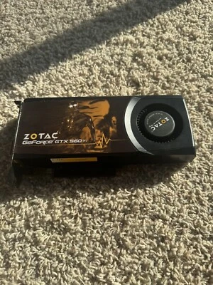 Zotac Nvidia GeForce GTX 560 TI 1GB DDR5 Gaming GPU Card DVI HDMI PCI-E - Image 1 of 2