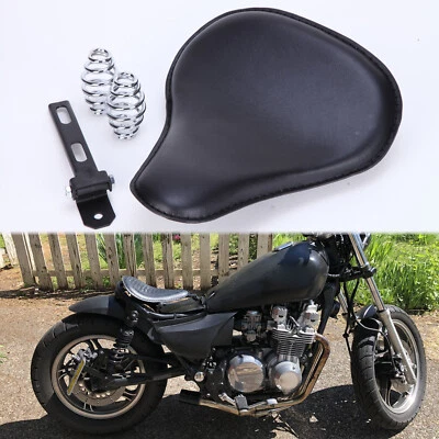 Asiento individual de resorte de motocicleta para Kawasaki Vulcan 2000 1500 900 800 500 Bobber Foto 1 de 4