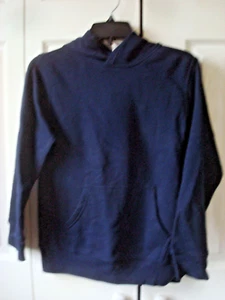 Boys Everlast Pullover Hooded Sweatshirt Navy Size 10 / 12 NEW - Picture 1 of 2