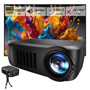 XGODY Portable Projector LED Home Theater Projector Multimedia Cinema Video UK - Picture 1 of 13