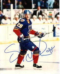 Steve Duchesne  Autographed 8x10 St Louis Blues   # S289 - Picture 1 of 1