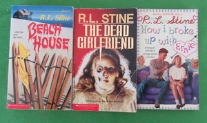 LOT 3 YA PB BY R.L. STINE: HOW I BROKE UP W/ ERNIE + 2 POINT HORROR:BEACH HOUSE+ - Imagen 1 de 4