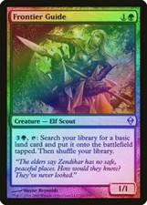 Frontier Guide FOIL Zendikar NM Green Uncommon MAGIC GATHERING CARD ABUGames