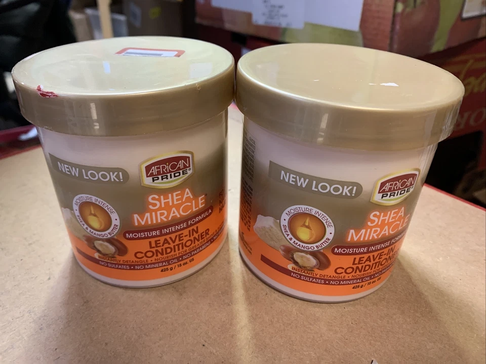 African Pride Shea Butter Miracle Leave-in Conditioner 15 Oz