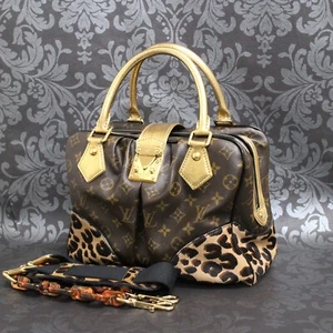 LOUIS VUITTON Monogram Leopard Adel 2Way Shoulder Bag Handbag M95284 #3 Rise-on - Picture 1 of 21