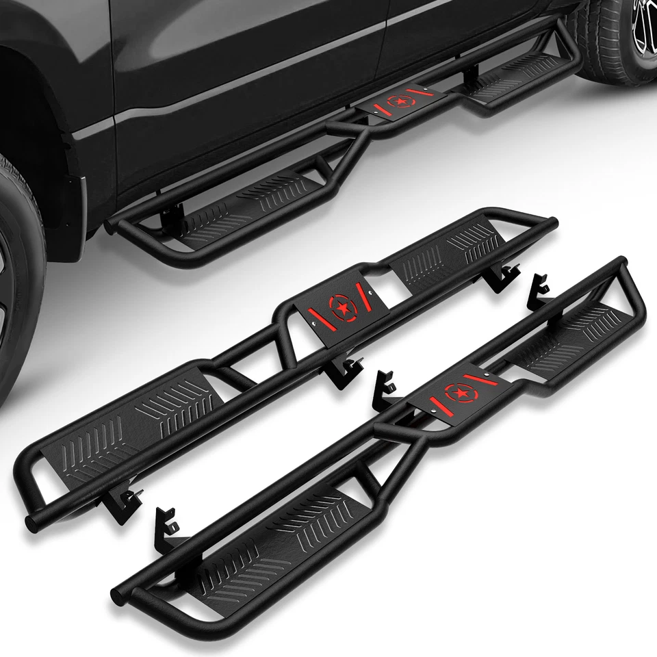 Running Boards For 04-2025 Nissan Titan(Not Fit 2016)&Titan XD 2016-2025 CrewCab Foto 1 de 4
