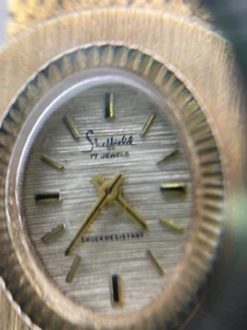 Vintage Women's Sheffield Wrist Watch Mechanical Wind Up Swiss Unusal Design - Picture 1 of 5