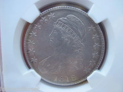 1818 Capped Bust Half Dollar, NGC XF Details, Overton 107 - Image 1 of 4