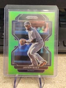 2022 Panini Prizm Javier Baez Lime Green Prizm /125 - Picture 1 of 2