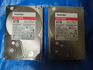 2 Toshiba P300 3.5" 6 TB Serial ATA III Hard Disk Interno - Afbeelding 1 van 2