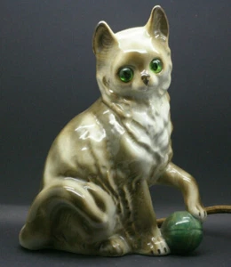 Rauchverzehrer Katze, mit Beleuchtung, - Bild 1 von 6
