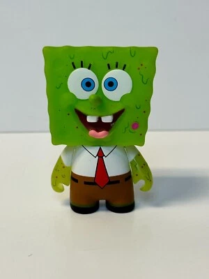 Kidrobot Nickelodeon 海绵宝宝 GID 绿色 3 英寸人偶 NYCC *阅读 DESC* — 第 1/2 张图片