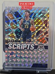Panini Mosaic Scripts Elijah Hughes 2020 automático #RS-ELI novato automático radiocontrol jazz - Imagen 1 de 6