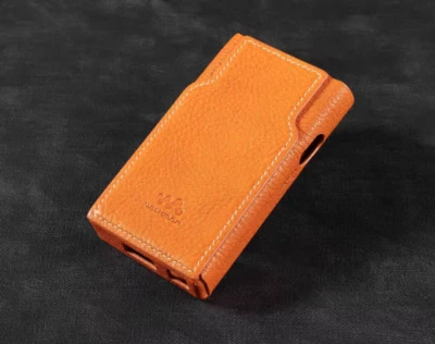 Estuche de cuero genuino Minerva Box de lujo para Sony Walkman NW-WM1A NW-WM1Z Foto 1 de 4