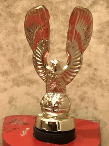American Silver Small Eagle Final Topper Gamewell Fire Alarm Police Call Box  - Picture 1 of 2