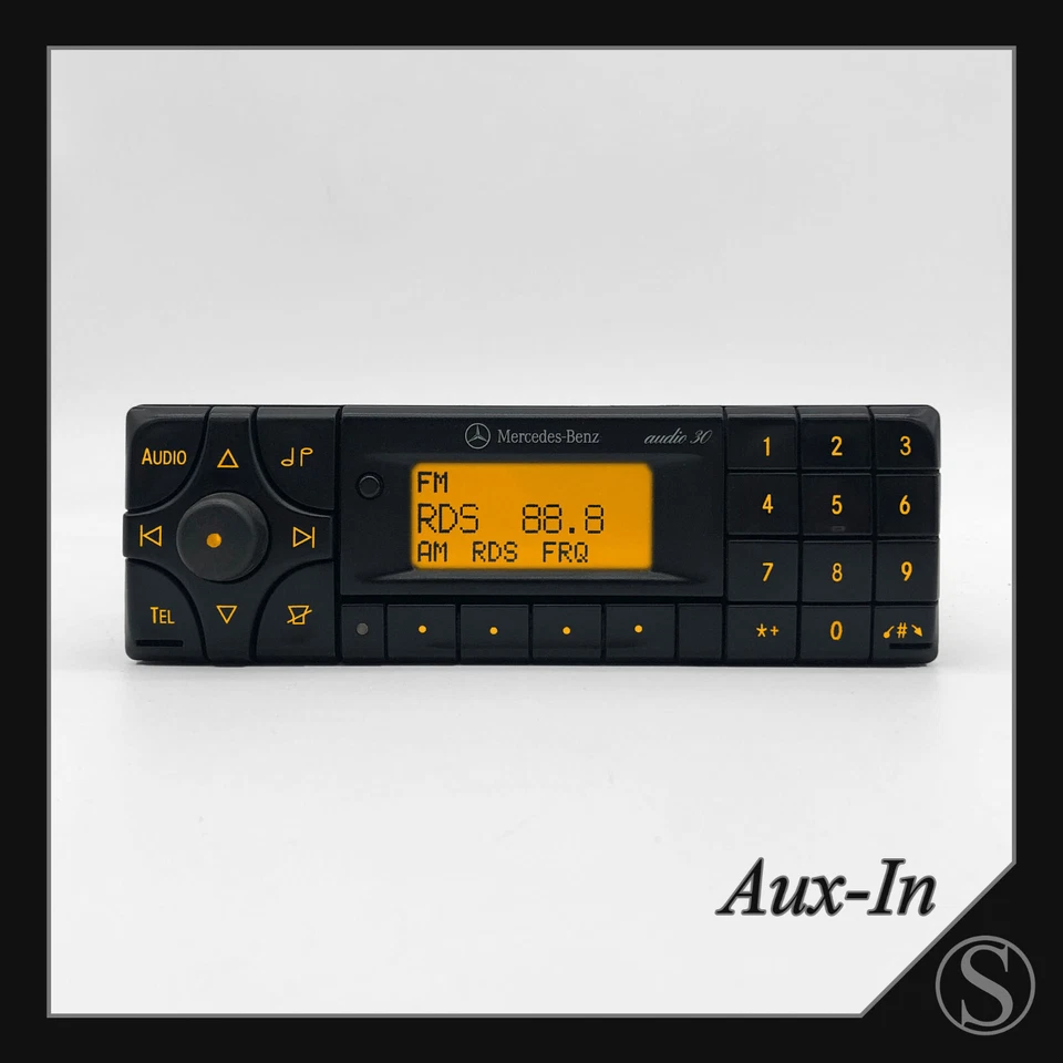 Radio Mercedes Benz Audio 30 Becker BE3300 CLK W208 E Clase W210 SLK SL R129 - Imagen 1 de 1