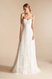 Wedding Dress Ti Adora Gemma by Allison Webb UK Size 10-12 A-line Unworn - Picture 1 of 4