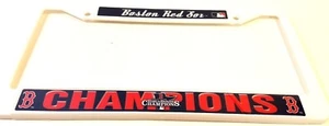 2 Boston Red Sox 2013 Champions Very Limited LICENSE PLATE FRAME Plastic - Picture 1 of 6
