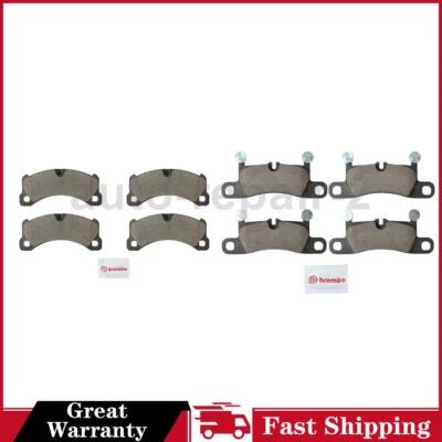 Juego de pastillas de freno de disco delanteras traseras para Porsche Cayenne Brembo 2011~2013 Foto 1 de 4