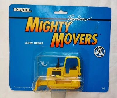 1989 1/64 MIGHTY MOVERS JOHN DEERE  BULLDOZER 1846  - Image 1 of 3