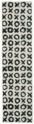 Linon Home Decor Products The Anywhere Washable Rug Boden Ivory & Black 2' X ... - Image 1 of 4