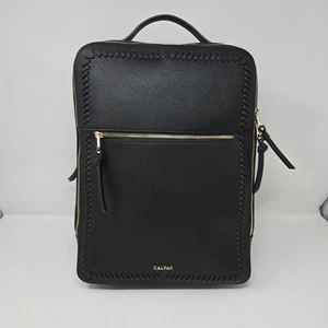 CALPAK KAYA 15" LAPTOP CZARNY PLECAK ZE SZTUCZNEJ SKÓRY TORBA DO NOSZENIA - Zdjęcie 1 z 17