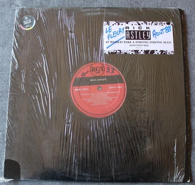 Rick Astley, it would take a strong man (extended mix), Maxi Vinyl import - Photo 1/4