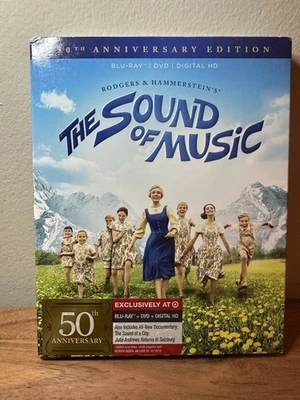 The Sound of Music 50th Anniversary TARGET Exclusive Blu-Ray DVD Digital HD New - Image 1 of 4