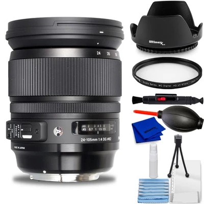 Sigma 24-35mm f/2 DG HSM Art Lens for Canon EF - 7PC Accessory Bundle - Image 1 of 4