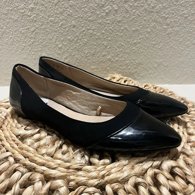 LifeStride Simply Comfort Puntera Plana Negra Punta Mujer 8M Carrera Profesional Foto 1 de 4