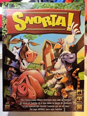 SNORTA! Animal Family Game, 2007 Mattel, 100% Complete, Great Condition - Image 1 of 4