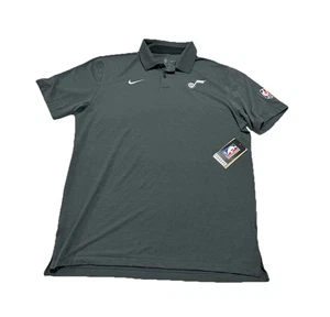NEW Nike Men’s Utah Jazz Performance Jersey Polo Size Medium Gray - Picture 1 of 3