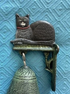 Vintage hand made metal door bell Cat. Solid And Beautiful - Picture 1 of 9