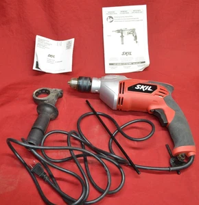 SKIL 6445 Variable Speed Heavy Duty 1/2 in. Hammer Drill GREAT SHAPE WORKS FINE - Picture 1 of 9