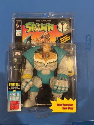 Figura 1 McFarlane Spawn Serie Overtkill 1994 con Edición Especial #1 Cómic Foto 1 de 2