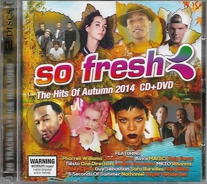 "SO FRESH: THE HITS OF AUTUMN 2014" CD+DVD[Avicii KATY PERRY One Direction MKTO] - Picture 1 of 2