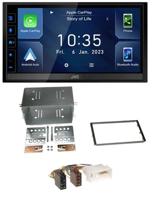 JVC DAB Bluetooth MP3 USB 2DIN Autoradio für Kia Optima Magentis 05-10 - Bild 1 von 4