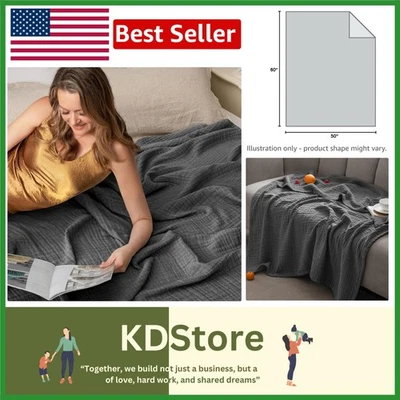 Manta doble de muselina de algodón ultrafino LuxSoft Foto 1 de 4