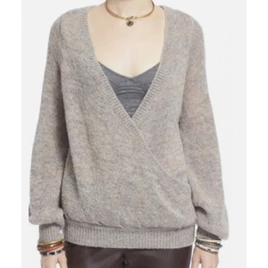 Free People 'Karina' Wool/Mohair Blend Wrap Front Sweater sz S - Picture 1 of 4