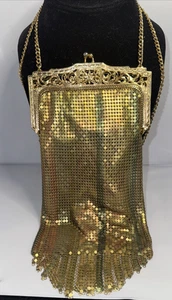 VTG Whiting & Davis Co Heritage 110th Anniversary Metal Mesh Flapper Purse Bag - Picture 1 of 14