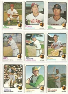 Vintage Lot of 9 Topps Baseball Cards American League Catchers - 1973 - Picture 1 of 2