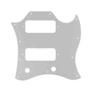 For US Gibson SG Full Face Guitar pickguard With HH P90 Pickups, 3Ply Parchment - Picture 1 of 1