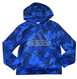 Under Armour Big Boys Blue Camouflage Hoodie Pullover Sweatshirt Youth S(8) - Picture 1 of 3