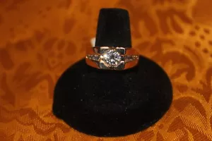R.S. Covenant Ring Style #117 New With Tags, Size 9 cubic zirconia - Picture 1 of 3