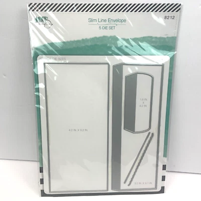 LDRS Creative Die Set Slim Line Envelope (5pc) 8212 9"x4" Metal *NEW