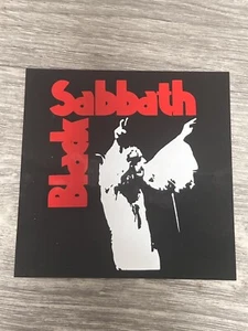 Álbum Banda Black Sabbath PEGATINA COLECCIONABLE RARO AÑOS 90 CALCOMANÍA 4" X 4" de Colección - Imagen 1 de 2
