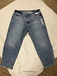 Old Navy High-Rise O.G. Straight Leg Ankle Jean secret-smooth pockets sz 20 - Picture 1 of 3